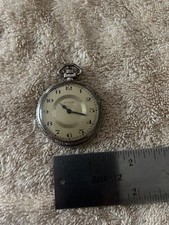 Vintage Antique Elgin Pocket Watch Art Deco 15 Jewels