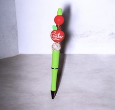   Teach   Handmade Hand Beaded Pens Perfect For Teacher Appreciation Week 