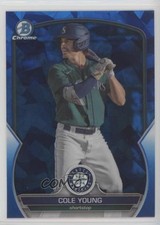 2023 Bowman Chrome Draft Sapphire Edition Cole Young #BDC-87 0c2