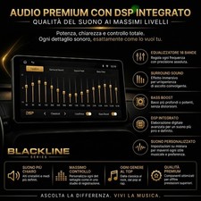 Blackline Autoradio Android Jeep Compass 2016-2020 2K 8+128gb CarPlay A.auto - Miniatura 5