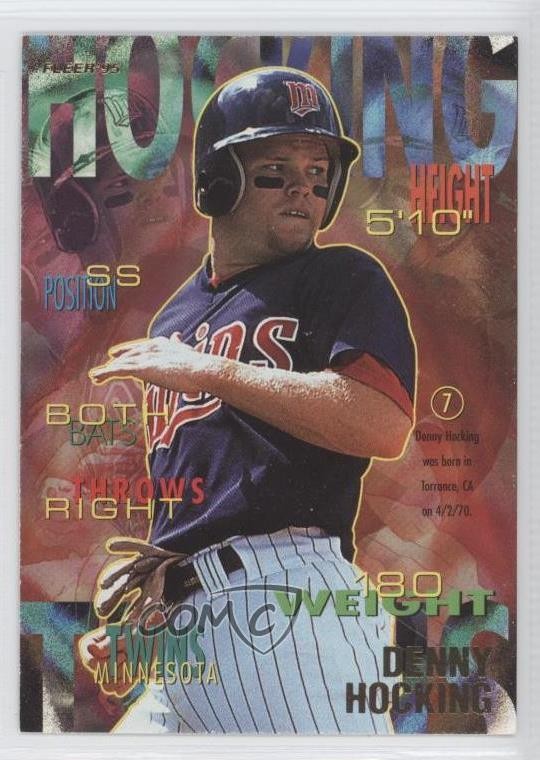 1995 Fleer Denny Hocking #205 0a0