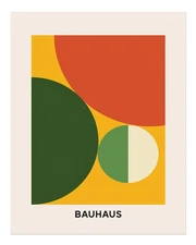 Bauhaus Geometric Wall Art Poster - Modern Abstract Decor Home Decor