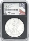 2020(P) SILVER EAGLE PHILADELPHIA MINT FIRST DAY ISSUE NGC MS70 JOHN MERCANTI