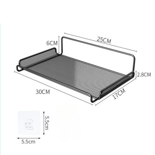 Router Shelf Space Saving Sturdy Wall Shelf for Bedroom DVD Player - Picture 2 of 6