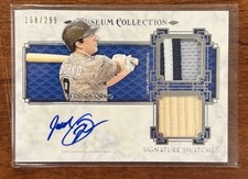 2014 Topps Museum Signature Swatches Dual Relic Auto Jedd Gyorko /299 Padres
