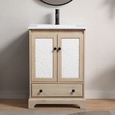 24" Wood Bathroom Vanity RTA Cabinet Base No Sink