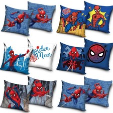Spiderman Marvel Motiv Kissenbezug H&uuml;lle Sofa Kinder Kissen 40x40 cm Spider-Man