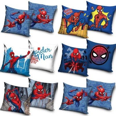 Spiderman Marvel Motiv Kissenbezug Hülle Sofa Kinder Kissen 40x40 cm Spider-Man