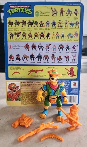 Walkabout Complete Teenage Mutant Ninja Turtles TMNT 1991 Vintage Figure Card