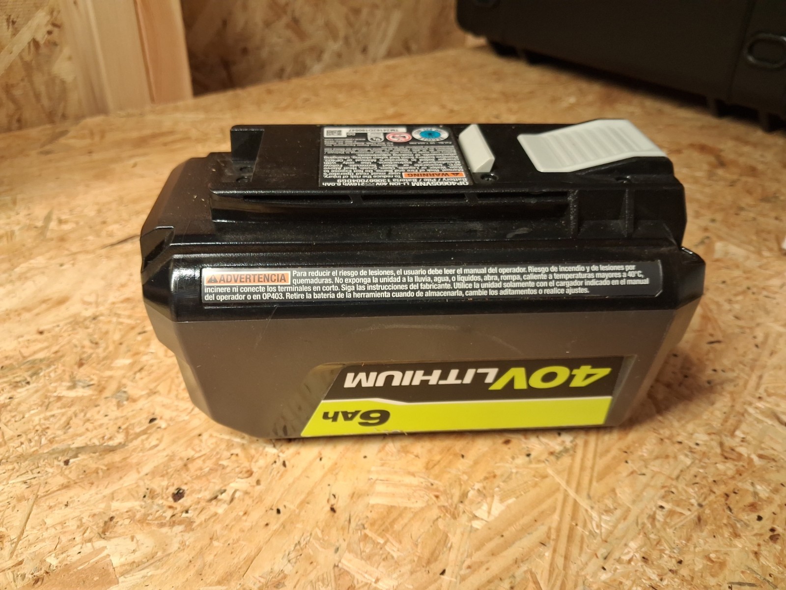 Ryobi OP40605VNM 40v 6ah Lithium Ion Battery 