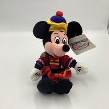 VTG Disney Store Nutcracker Mickey Mouse Bean Bag Plush Toy Exclusive