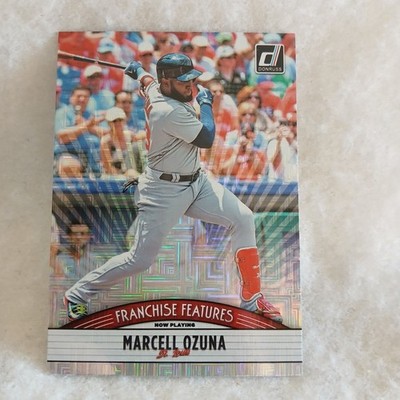 2019 Panini Donruss Franchise Features Marcell Ozuna/Eloy Jimenez Vector Card 