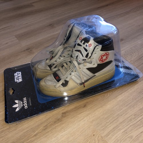Adidas Eldorado Star Wars High Top Sneakers Storm Trooper With Box Mens Size 8.5