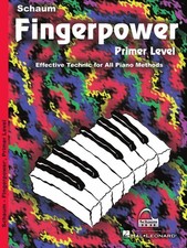 Fingerpower Primer Level by John W. Schaum  Beginner Piano Technique Book for K