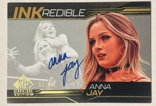 2025 AEW Upper Deck SP Signature ANNA JAY ON CARD Auto #/99