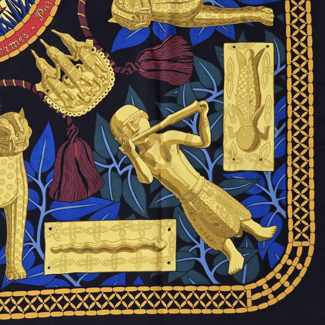 エルメススカーフ　Tresor  du Benin Hermes Tresor Royal Du Benin Scarf – Chic Consignment LLC
