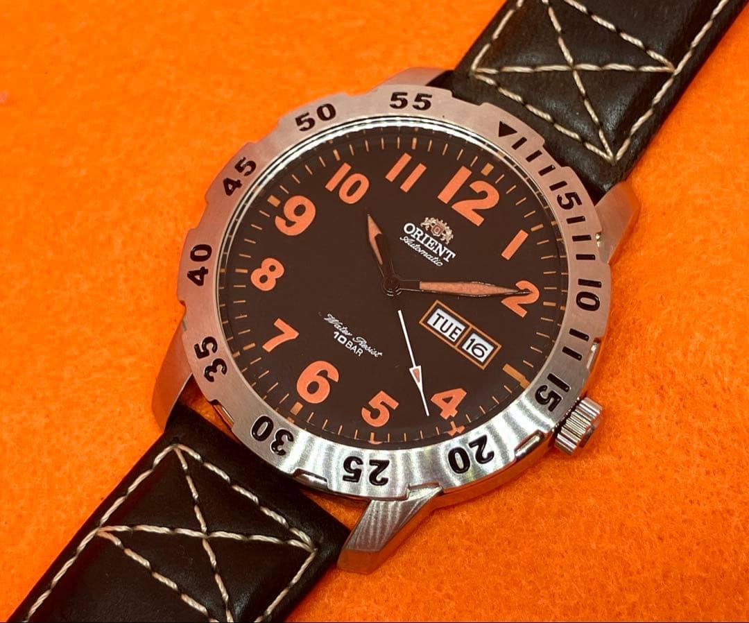 Diver Type ORIENT Automatic Watch Black 43mm Work… - image 1