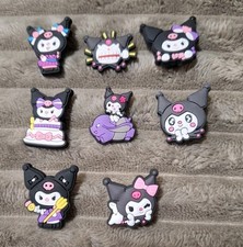 Lot Of 8 SANRIO Hello KITTY Kuromi SHOE CHARMS Compatible With Crocs