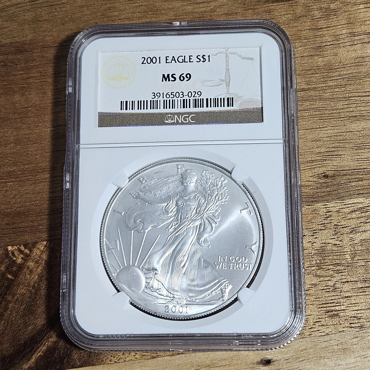 American Eagle MS 69 Graded 2001 Silver Bullion Coins for sale | eBay American Eagle MS 69 Graded 2001 Silver Bullion Coins for sale | eBay