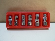 Snap On Tools Swivel 3/8" Drive Universal Socket Set 6 Point Excellent Condition