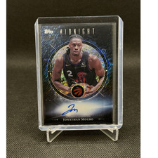 2025-26 Topps Midnight Jonathan Mogbo MO-JM Midnight Oil Marks Black Auto /12