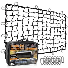 Seven Sparta 5'x7' Bungee Cargo Net Stretches 10'x14' for Truck Bed, Trailer, SU