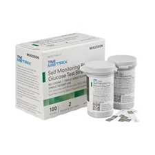 McKesson 06-R3051-41 True Metrix Self Monitoring Blood Glucose Test Strip,... 