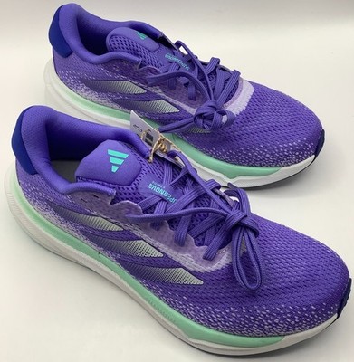 Adidas Women's Size 7 Supernova Running Sneaker Blue/Metallic/Purple ID3695