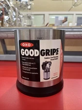 OXO Good Grips Rotating Spinning Stainless Steel Organizer Utensil Holder
