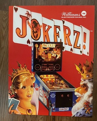 Williams Jokerz ! / Flyer / Pinball Flipper