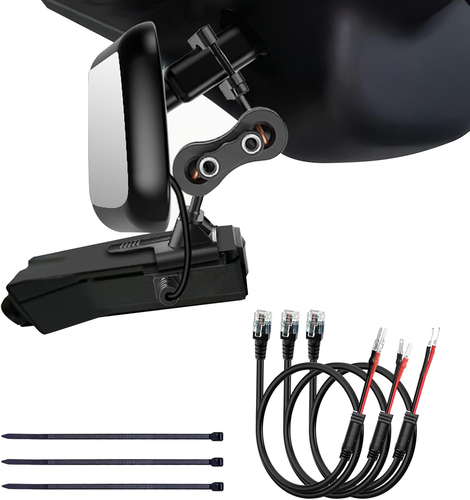 Radar Detector Mount,Rearview Mirror Rod Radar Mounting Bracket+Rearview Mirror - Picture 1 of 7