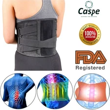 Adjustable Lower Back Brace Lumbar Support Waist Belt for Men Women Pain Relief