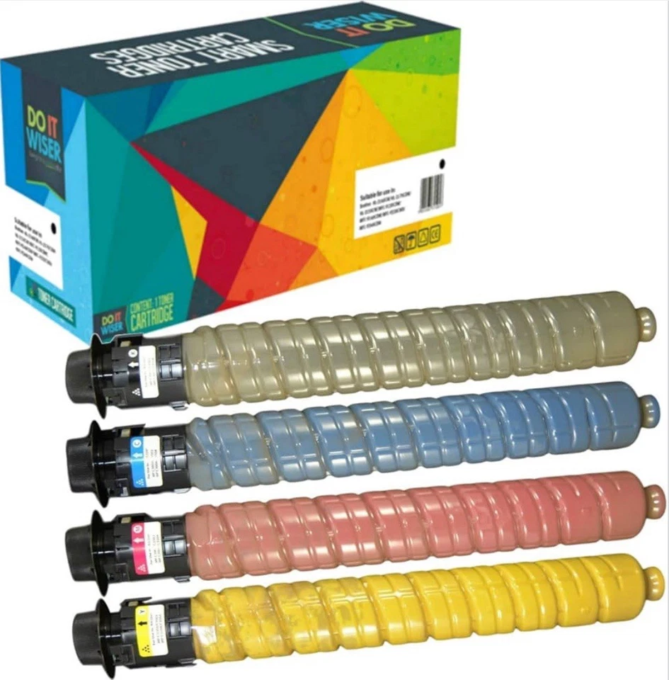 TONER CARTRIDGES 4 PACK/SET FOR RICOH MP C3003/C3004/C3503/C3504 - Image 2 of 4