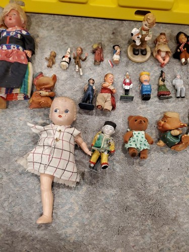 Lote de 20+ muñecas vintage Estate Find 2-8" niñas más grandes de todo el mundo - Imagen 9 de 9