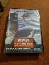 688 Attack Sub Sur Sega Megadrive – Sans Notice, PAL, Bon état