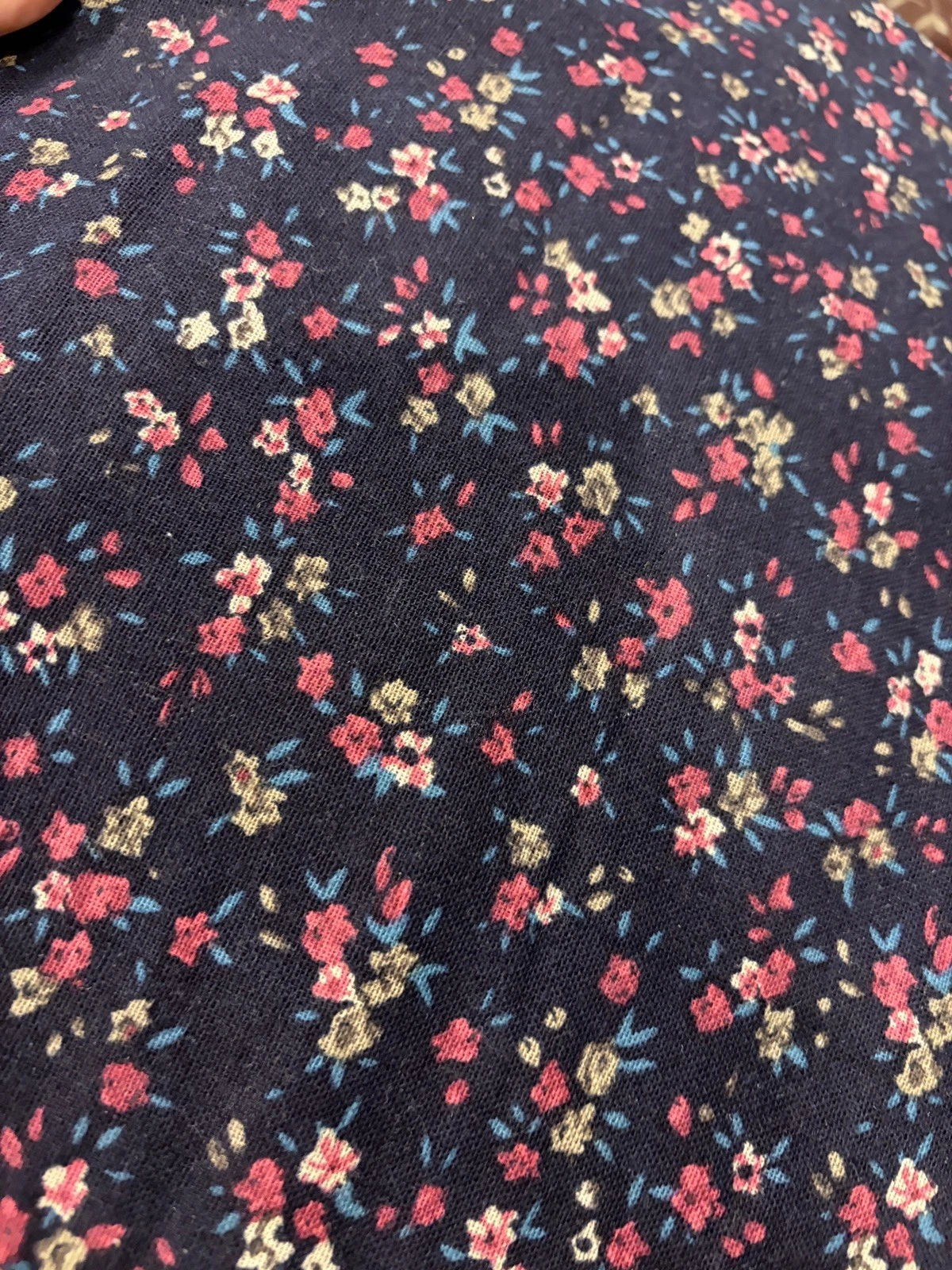 Vintage Garden Cotton Linen Blend Fabric Bundle 10 Prints 0.5 Yard Each 60" Wide image 7