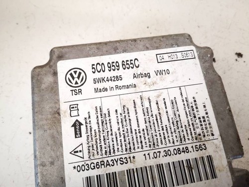 Volkswagen Golf 2011 crash sensors module 5c0959655c, 5wk44285 #2217330-16 - Bild 2 von 9