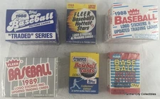 Lot (6) New Baseball Sets 1988 1989 Fleer Topps Traded Stars Setters Revco