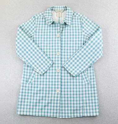 Factory Sealed LL Bean Women s Mackintosh Jacket   MEDIUM/Marine Aqua/Raincoat