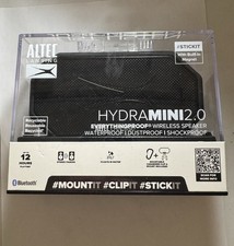 Altec Lansing Hydra Mini 2.0 Bluetooth Speaker Waterproof Black BRAND NEW