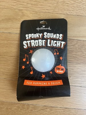 Hallmark Spooky Sounds Strobe Light - NEW