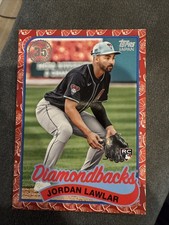 2024 Topps Japan JORDAN LAWLAR 1989 ROOKIE Koi Fish Red /5 ARIZONA DIAMONDBACKS