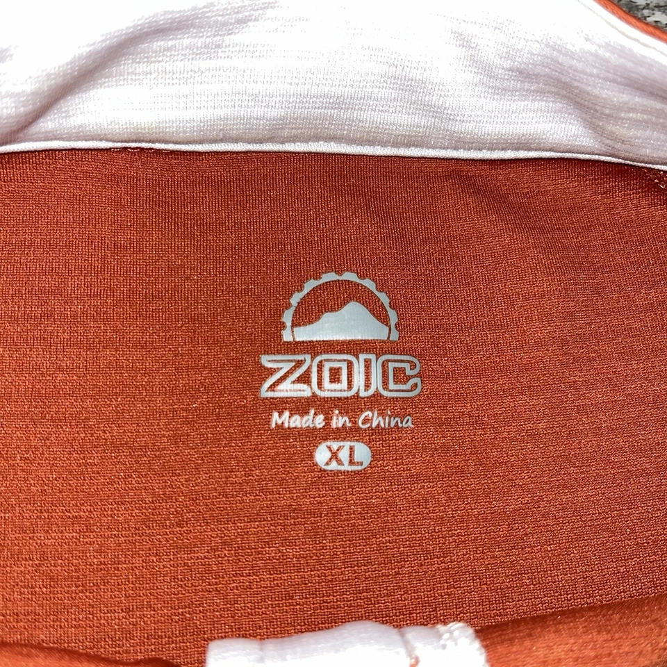 Jersey de Ciclismo Zoic Adulto XL Naranja 1/2 Cremallera Poliéster Bolsillos Manga Corta Foto 3 de 4