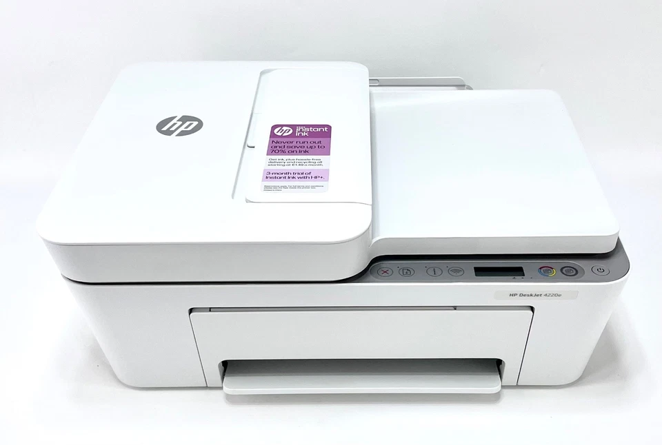 HP DeskJet 4220e Multifunktionsdrucker Drucker Scanner Kopierer WLAN -OHNE Tinte - Bild 3 von 4