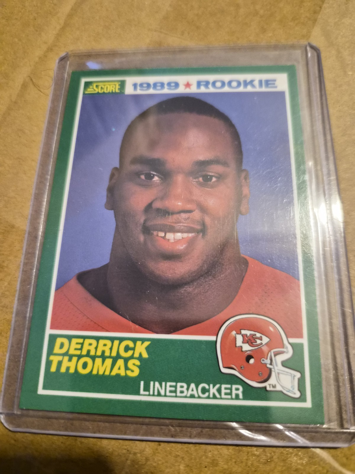 1989 Score - Derrick Thomas #258 ROOKIE - PERFECT CONDITION