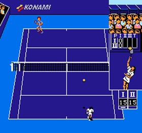 Famicom Disk System Konamic Tennis Box & Manual NTSC-J From Japan