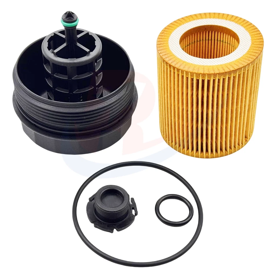 Engine Oil Filter Housing Cover Cap Kit for BMW 128i 328i xDrive 335i X3 X5 Z4 Foto 2 de 4