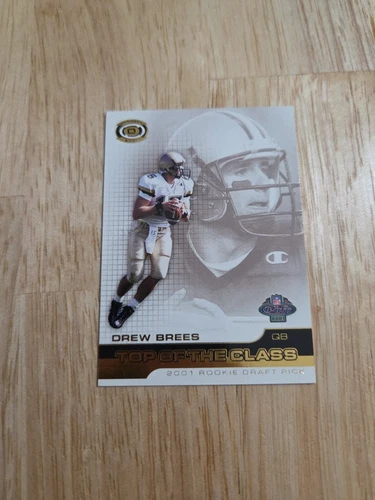 2001 Dynagon DREW BREES Top Of The Class #3 Rookie RC Saints