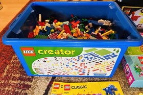 LEGO CREATOR Lot : Blue Box 4120, 603 Pcs, Black Box 4496, 1000 Pcs No Gold +++
