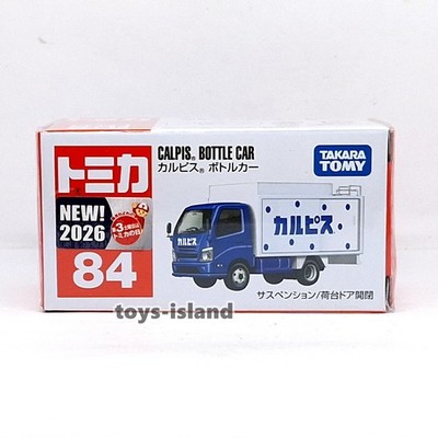 TOMICA 84 CALPIS BOTTLE CAR TRUCK TOMY DIECAST 2026 APRIL NEW